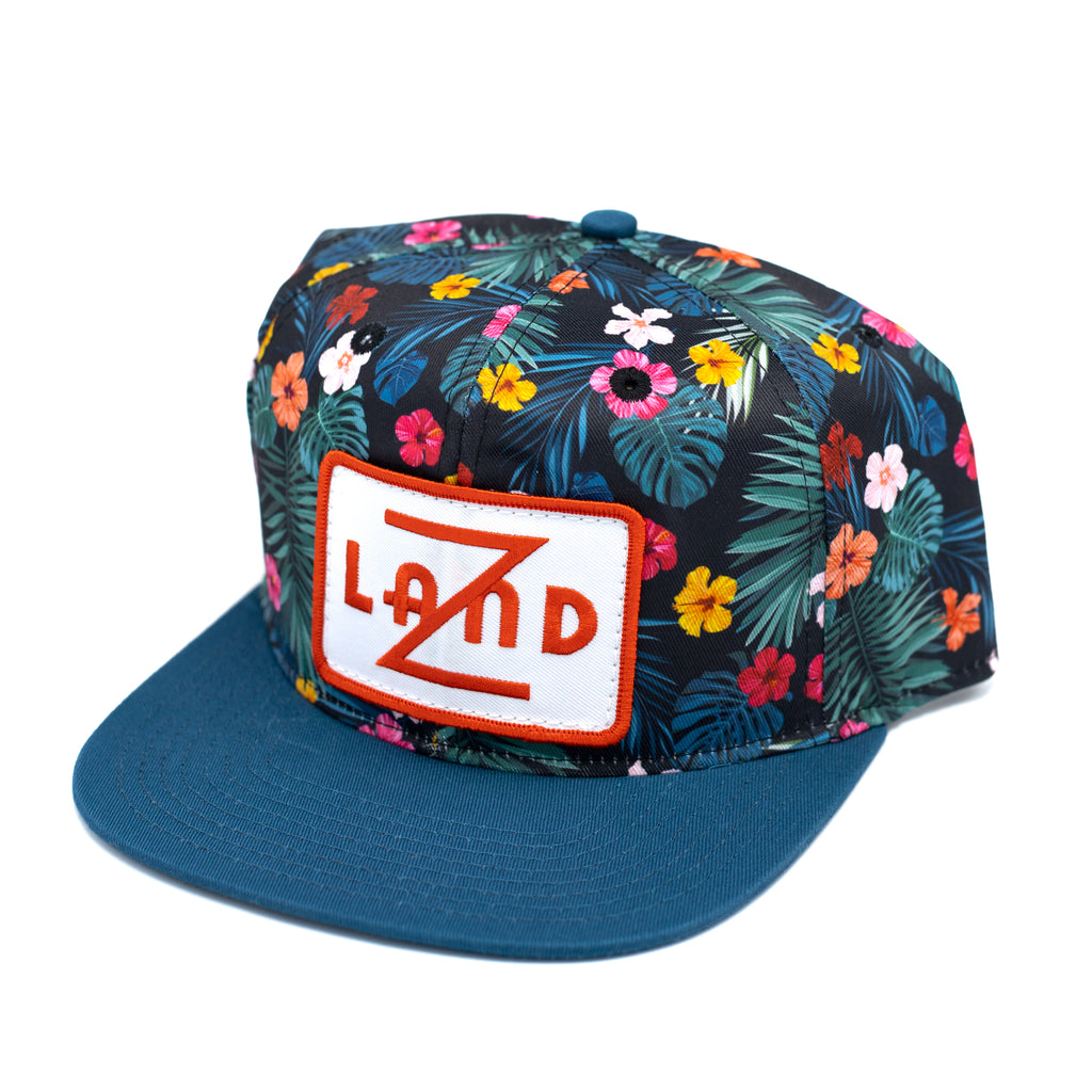 Zland Best Custom Snapback Hat Floral Tropical Print